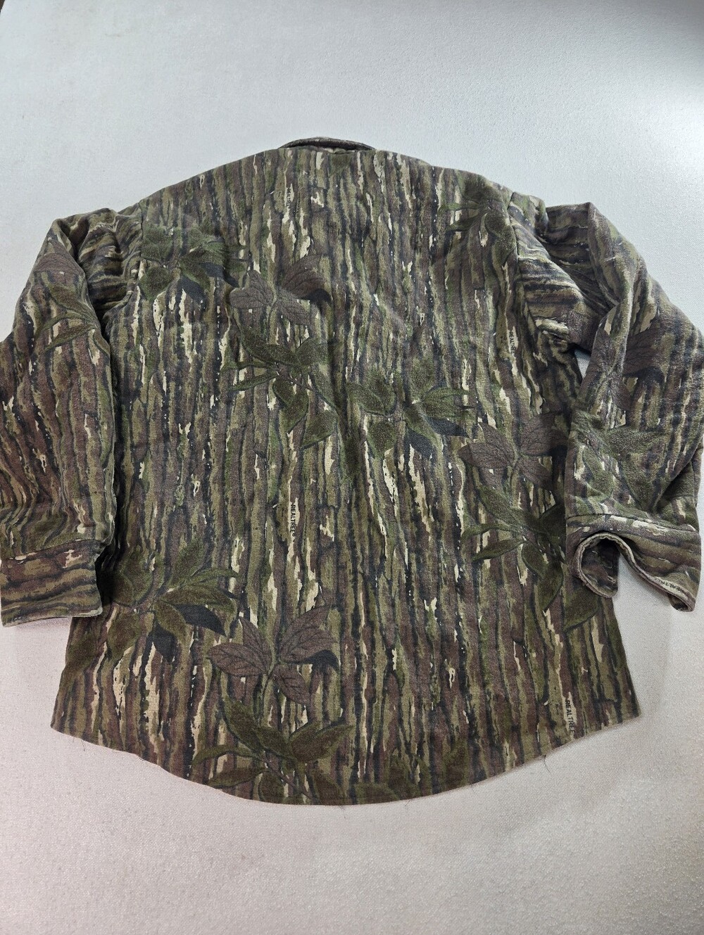 Vintage Gander Mountain Camo Quilt Lined Shirt Jacket USA Made Large - Picture 8 of 8